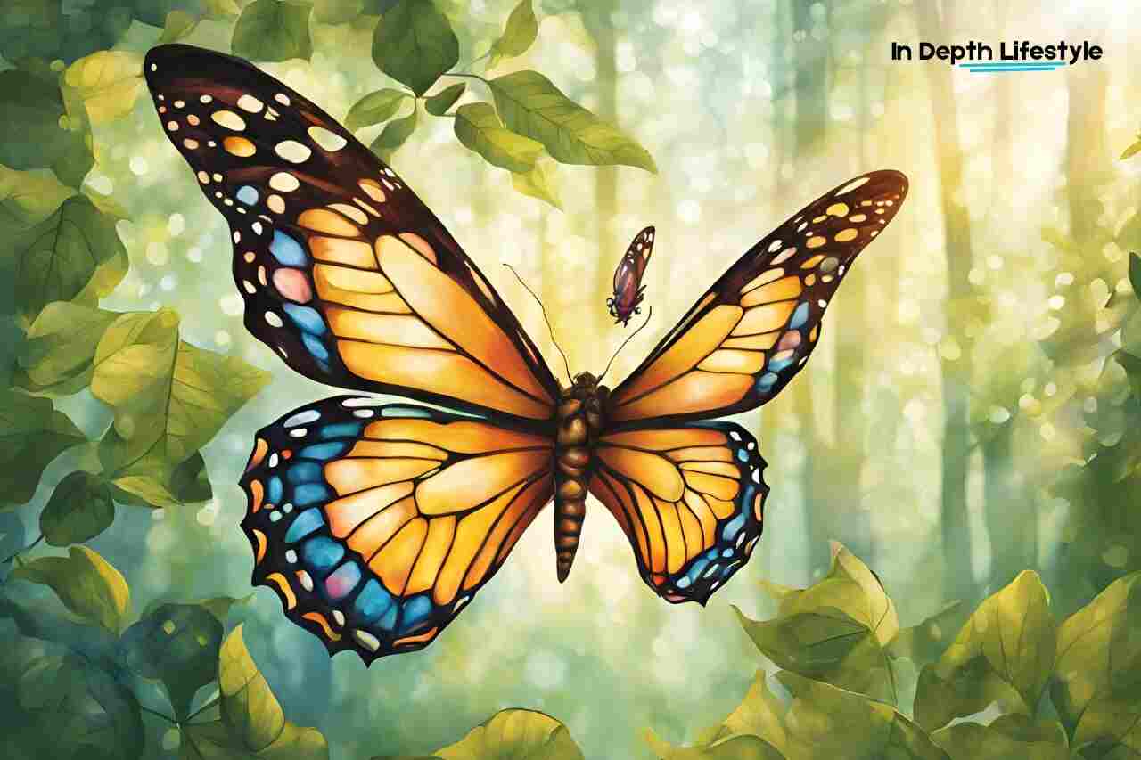 The Science of Self-Evolution | Beautiful flying yellow butterfly | Green leaves